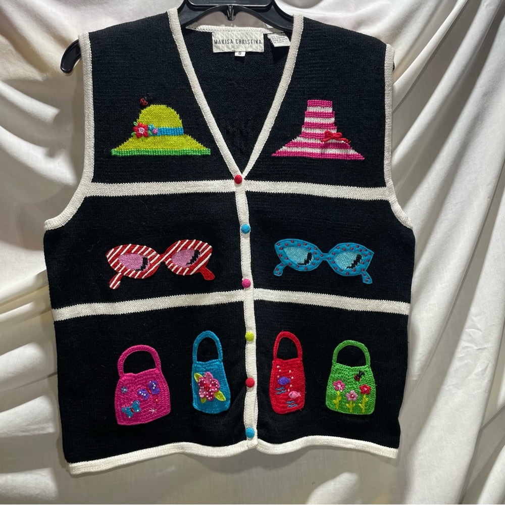 90s Vintage Marisa Christina Accessories Vest
